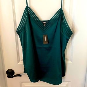 Express green camisole tank